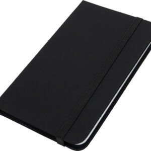 Notebook A6 lined ROMANA black