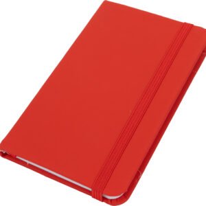 Notebook A6 lined ROMANA red