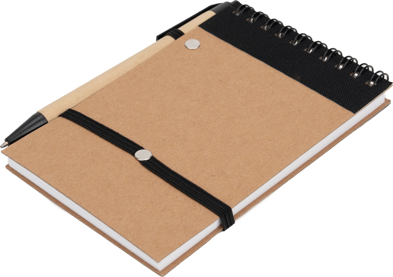 Notebook lined with pen EUGENIO black - Image 4
