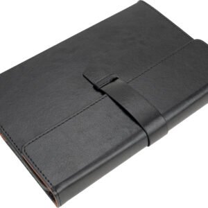 Notebook A5 lined CrisMa EDNA black