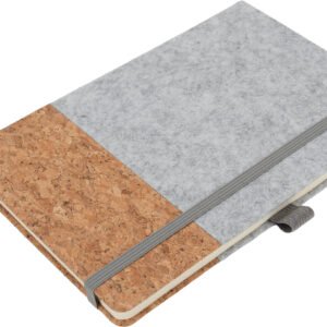 Notebook A5 lined RPET TERESA grey