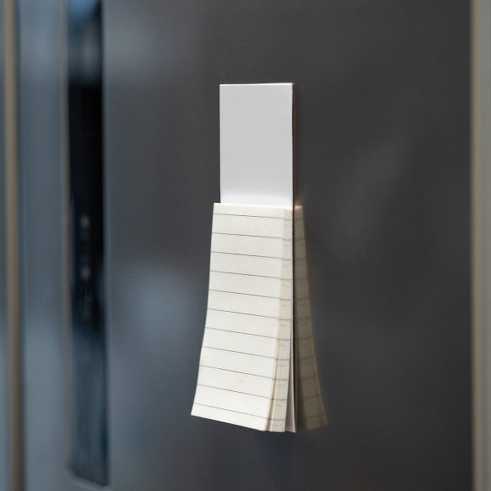 Notebook with fridge magnet HELGE white - Image 3