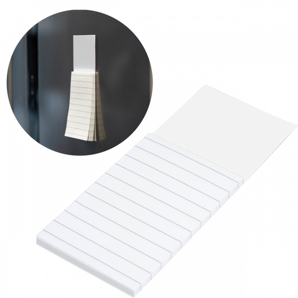 Notebook with fridge magnet HELGE white