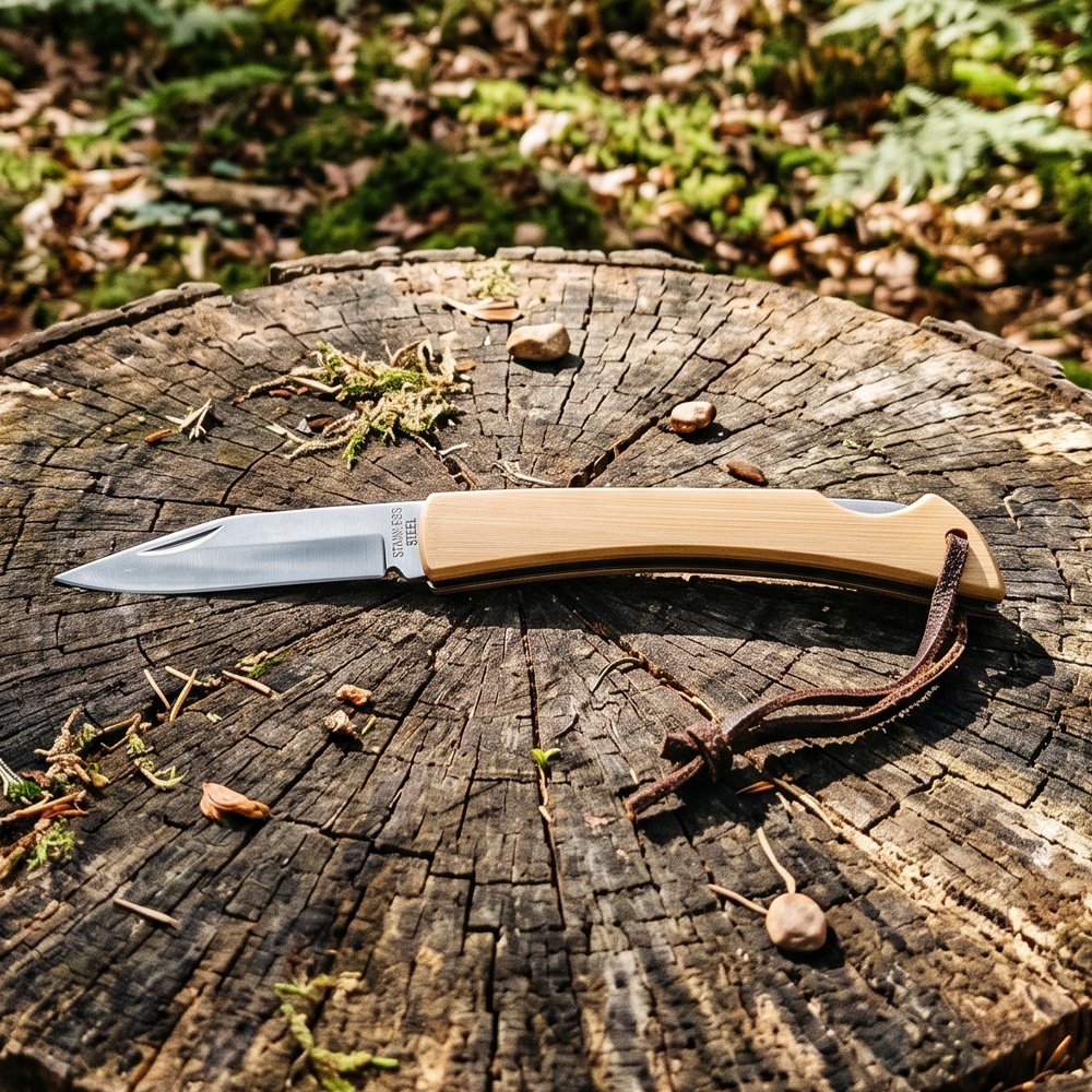 Folding knife ERNA beige