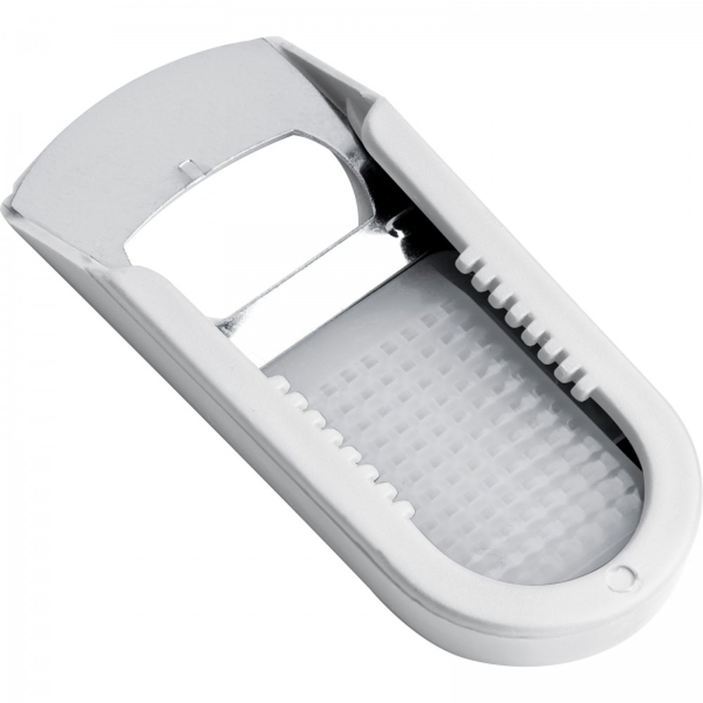Plastic bottle opener UGO white - Image 3