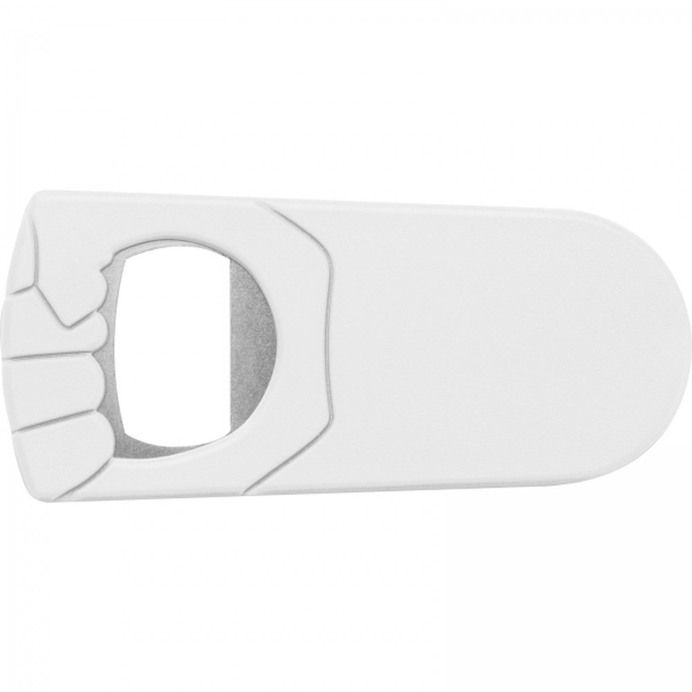 Plastic bottle opener UGO white - Image 4