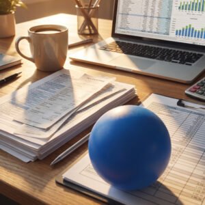 Antistress ball AMELIA red