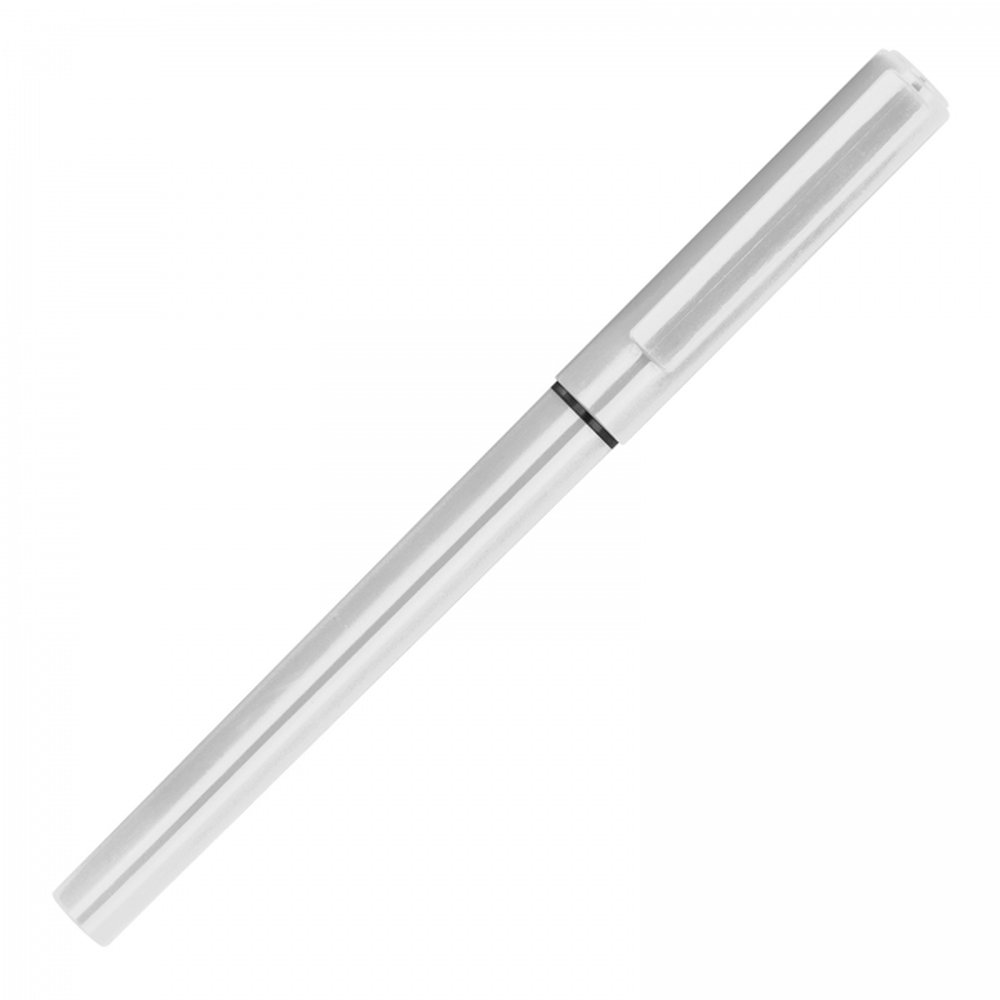 Plastic rollerball pen FIORELLA white - Image 4