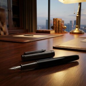 Metal fountain pen ODETTE Pierre Cardin black