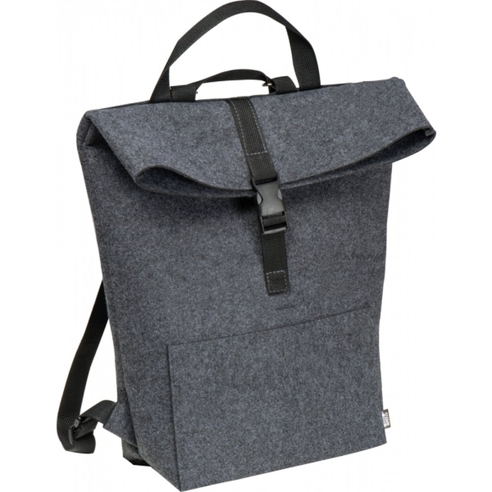 Felt backpack LAWRENCE dark grey
