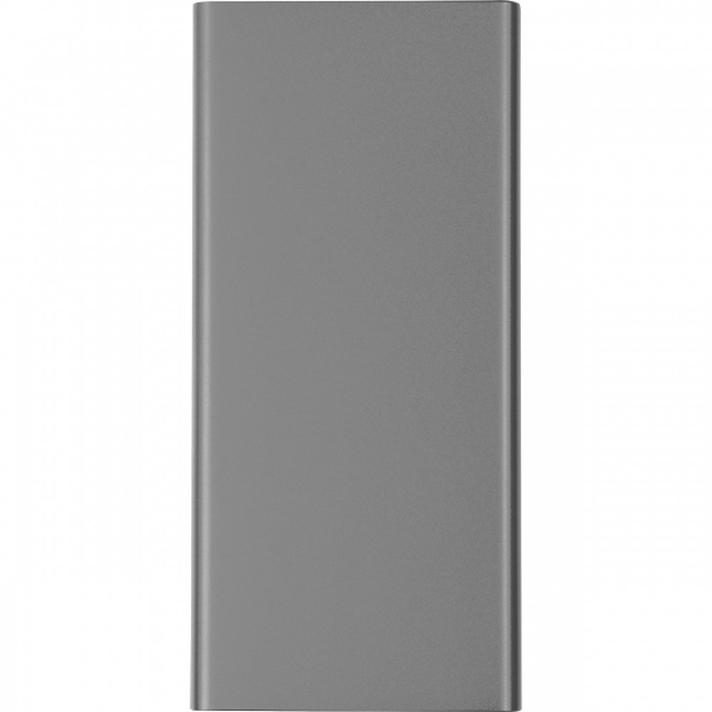 10000 mAh Power Bank made of Recycled Aluminum GIORGIA grey - Image 3