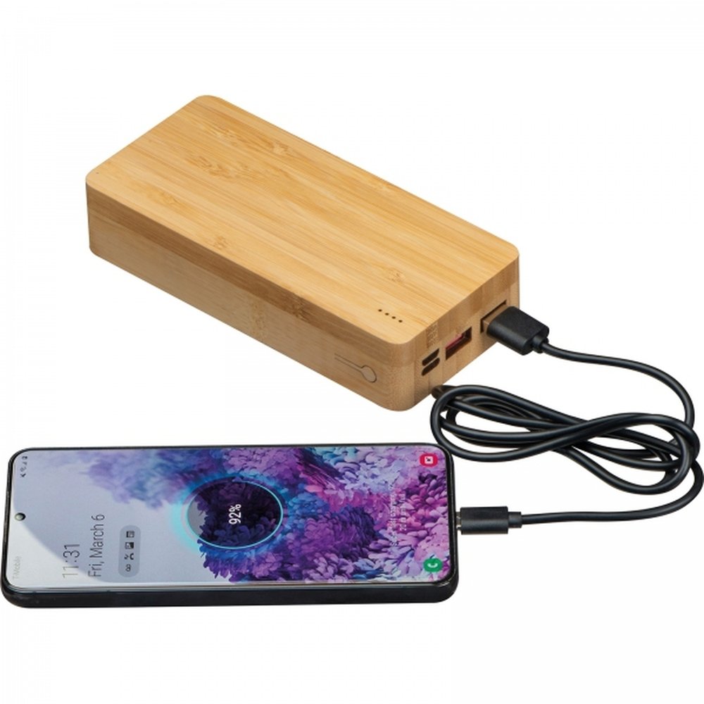 Power bank 20000 mAh VALERIA beige - Image 3