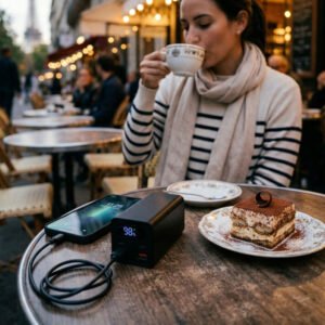 Power bank 20 000 mah GERALDINE black
