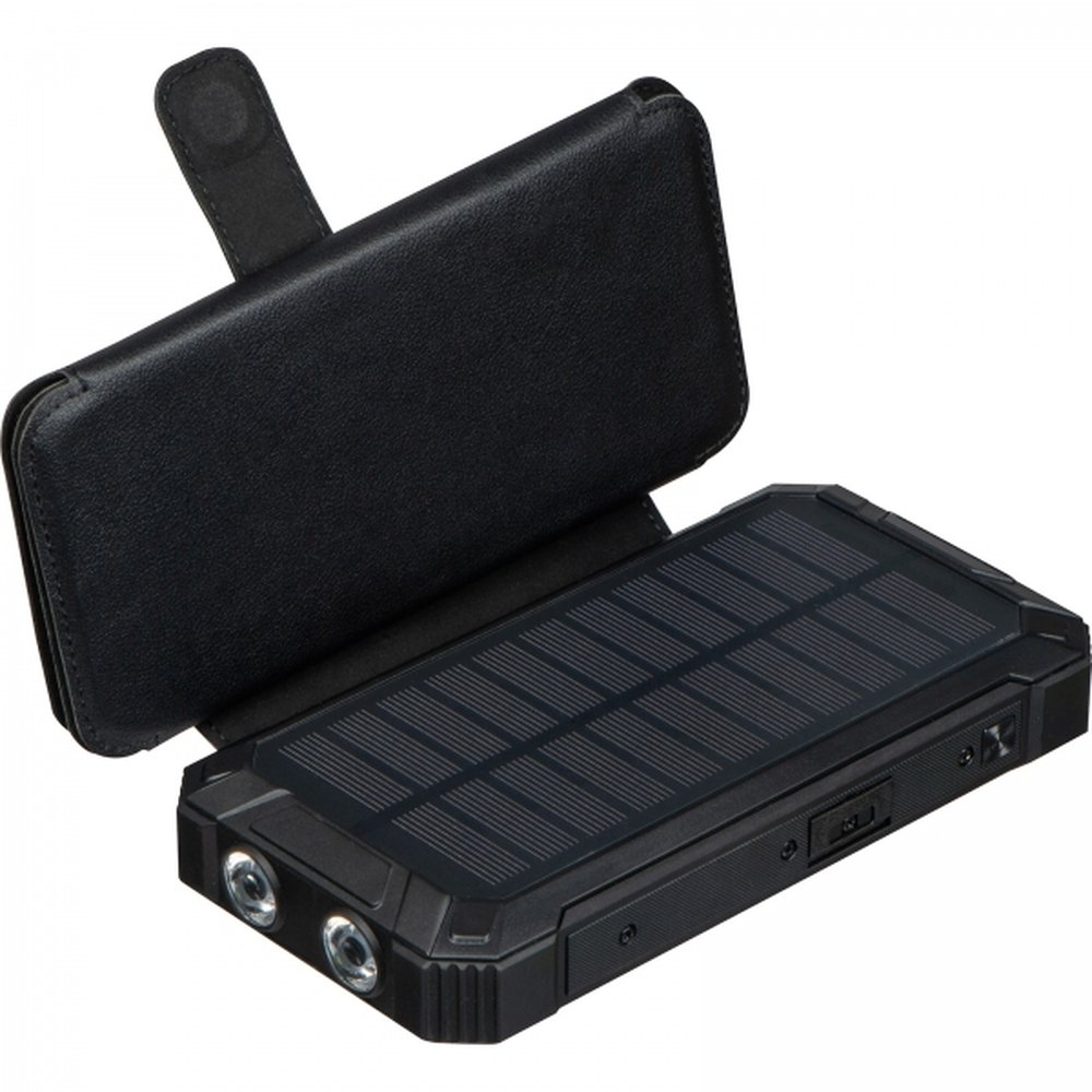 Power bank 20000 mAh solar PETRA black - Image 5