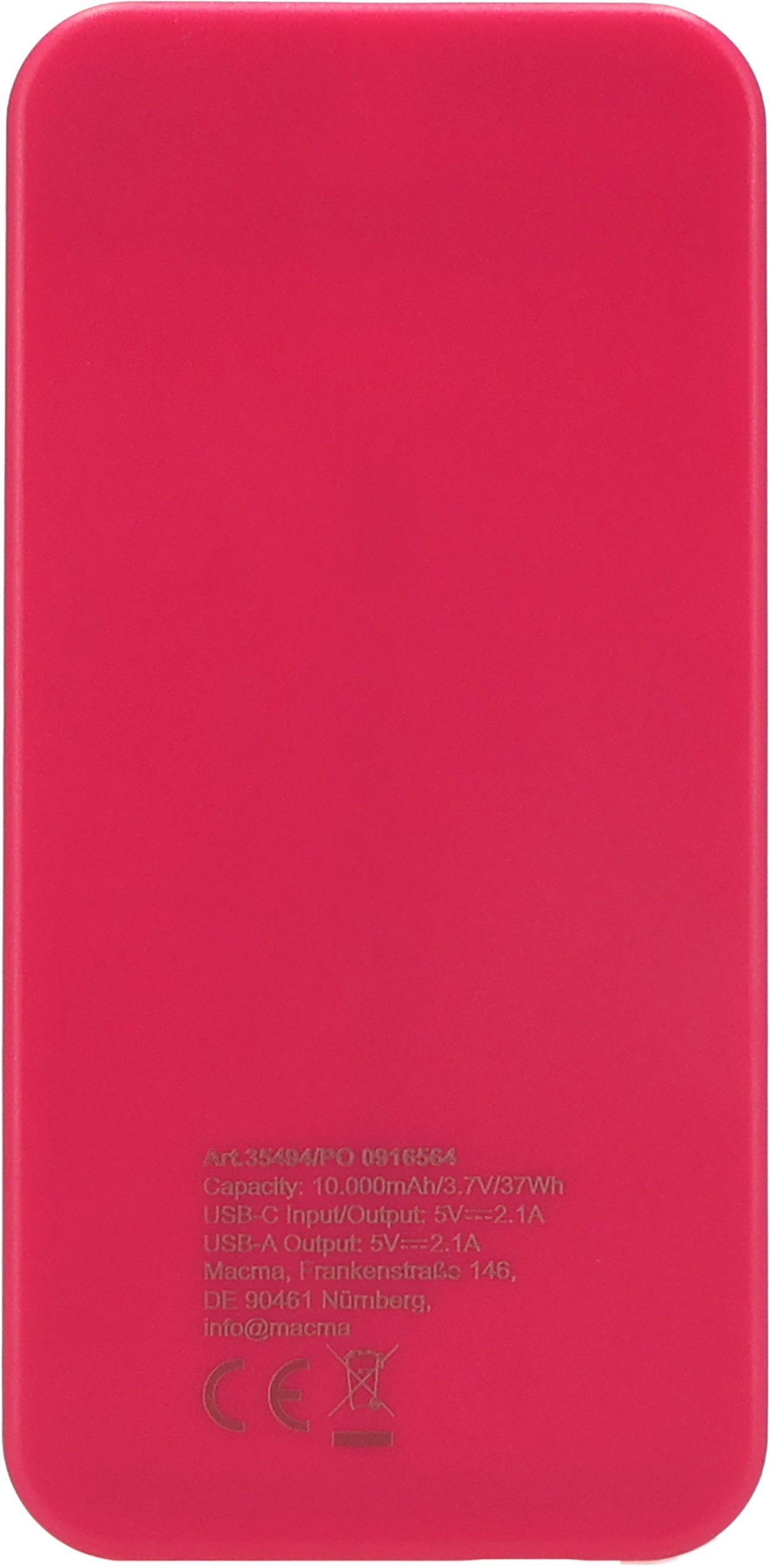 Power bank 10 000 mAh PRESTON pink - Image 3
