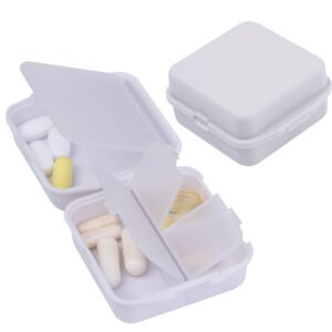 Pill box ELIJAH white