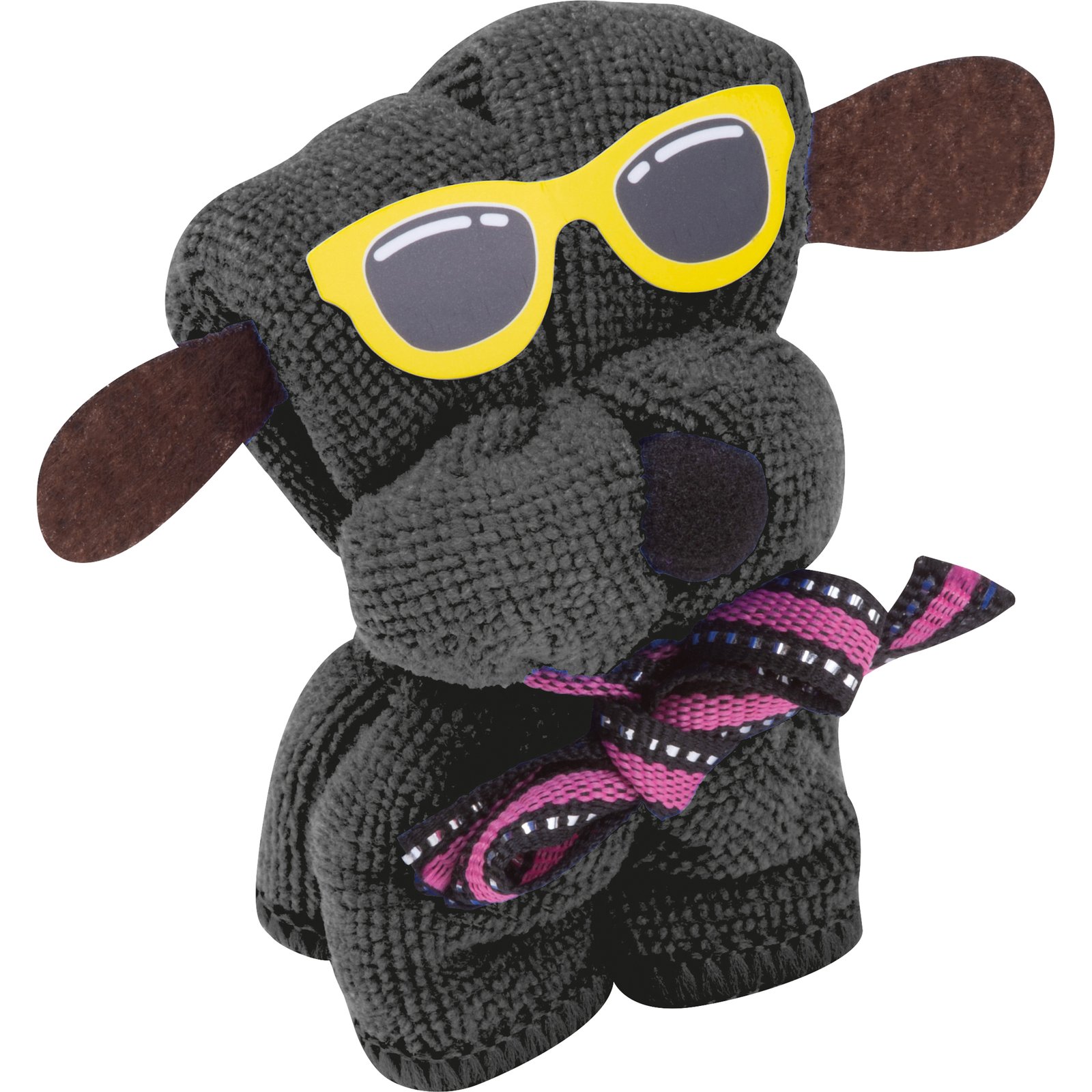 Small microfiber cloth FLAVIO dark grey - Image 2