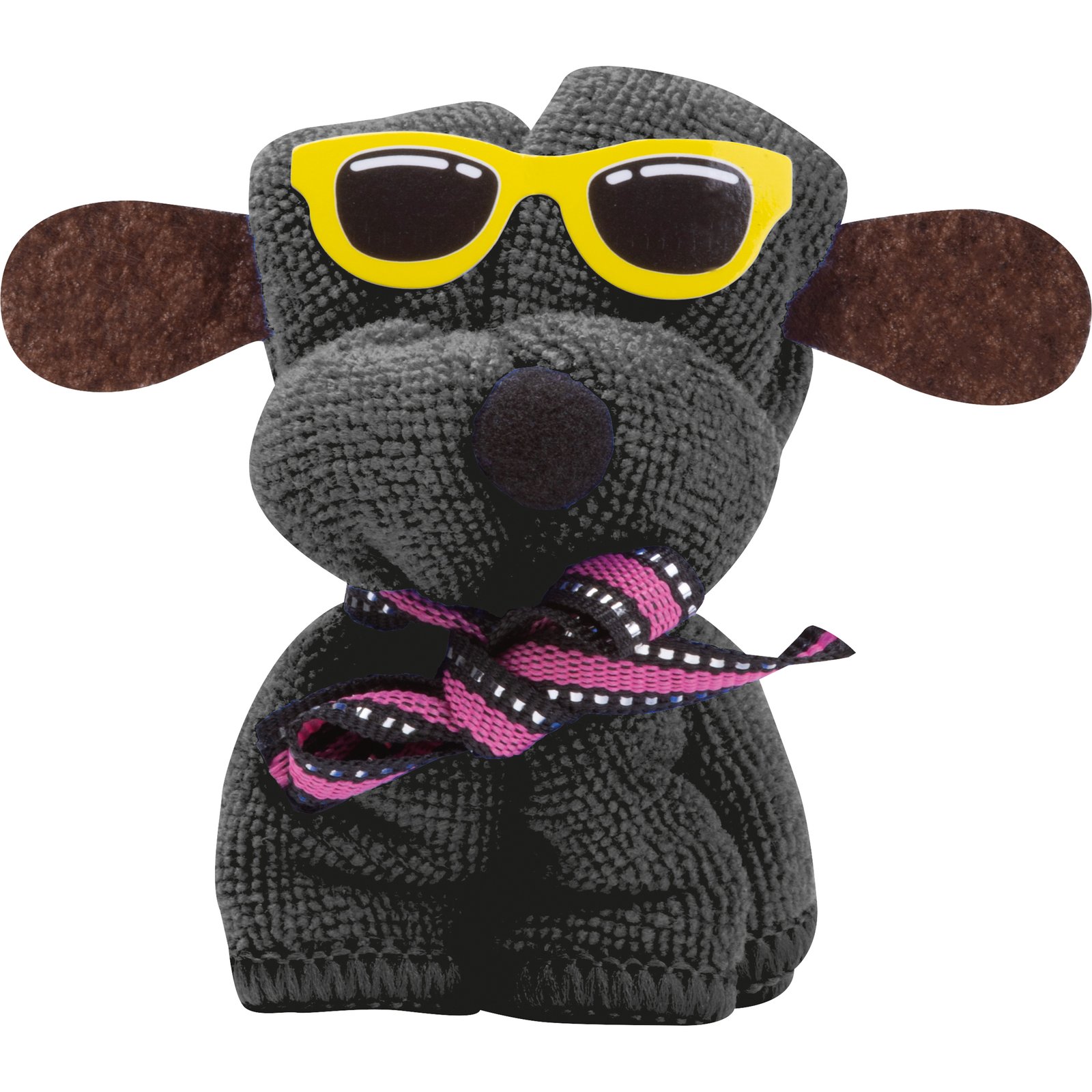 Small microfiber cloth FLAVIO dark grey - Image 4