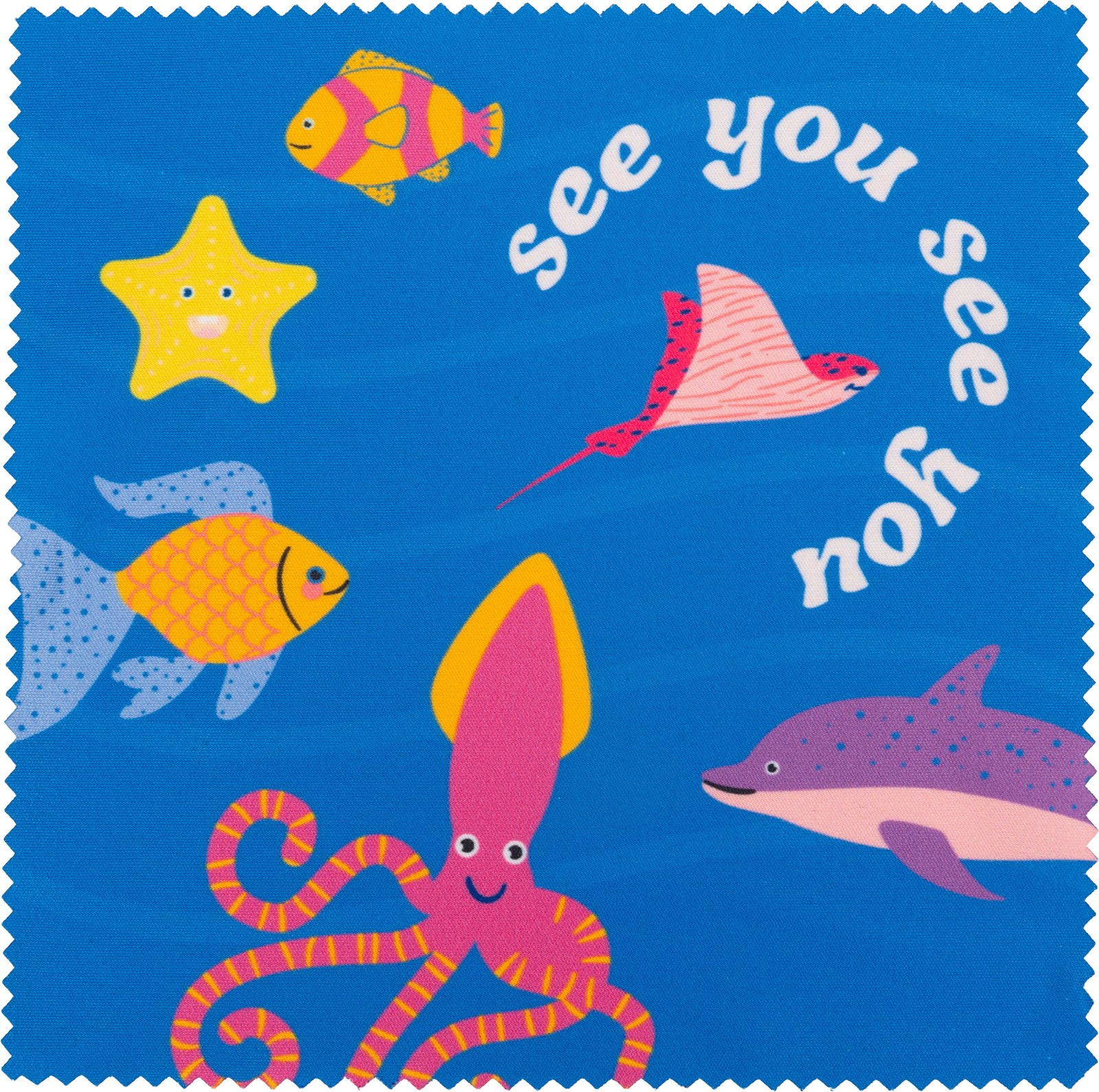 Sublimation eyeglass cleaning cloth CHARLIE white - Image 5