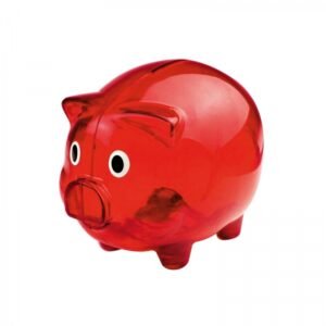 Piggy bank TRUDY red