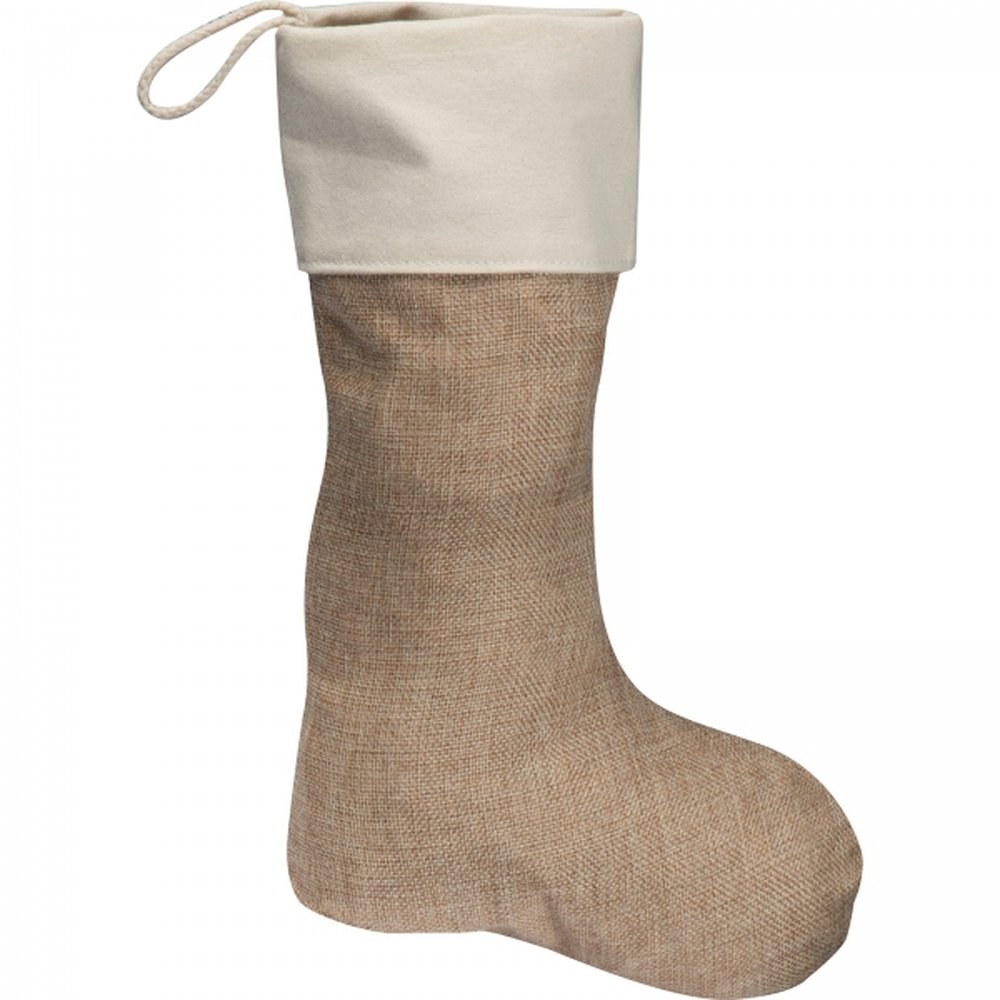 Christmas stocking WALTER beige