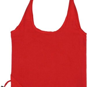 Foldable bag made of recycled cotton and polyester 118 g/m² ANJA red