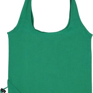 Foldable bag made of recycled cotton and polyester 118 g/m² ANJA green