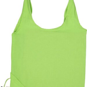Foldable bag made of recycled cotton and polyester 118 g/m² ANJA light green