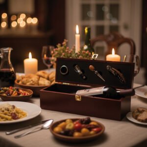 Wine box GRAHAM brown