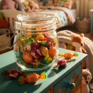 Glass jar 400 ml CORDULA transparent