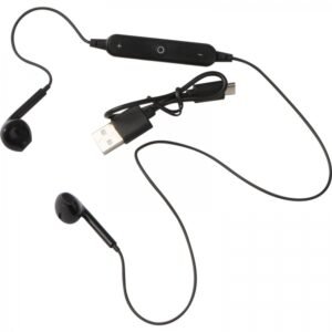 Bluetooth earbuds ISAAC black