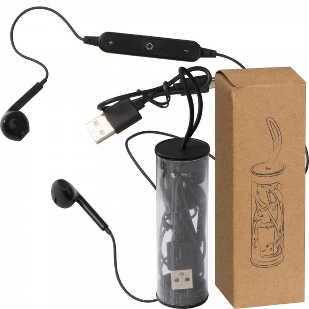 Bluetooth earbuds ISAAC black - Image 2