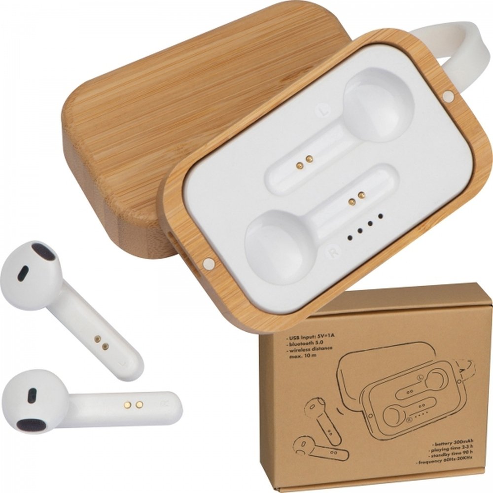 Bluetooth earbuds HAZEL beige - Image 3