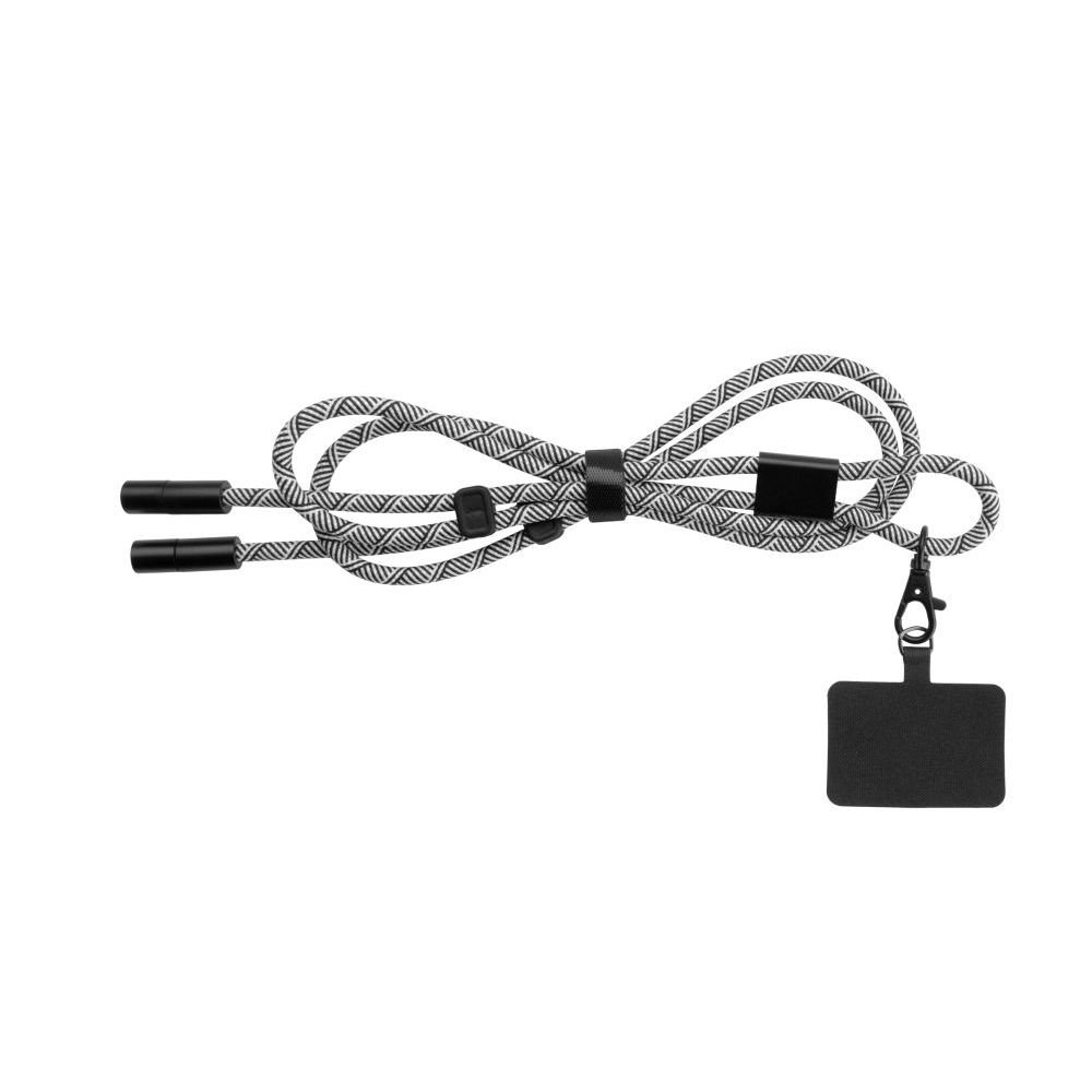 Phone lanyard with cable Audrey Pierre Cardin black