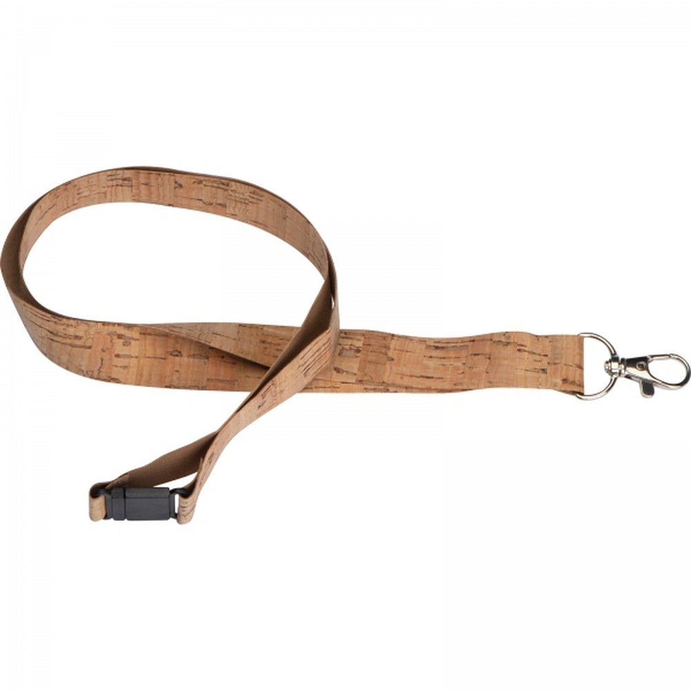 Cork lanyard TYLER beige