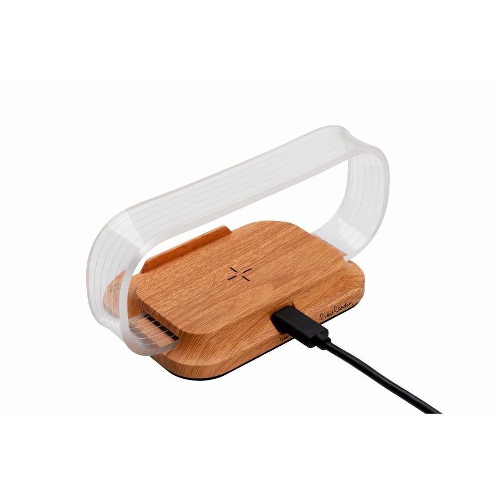 Phone stand with wireless charger JEROME Pierre Cardin beige