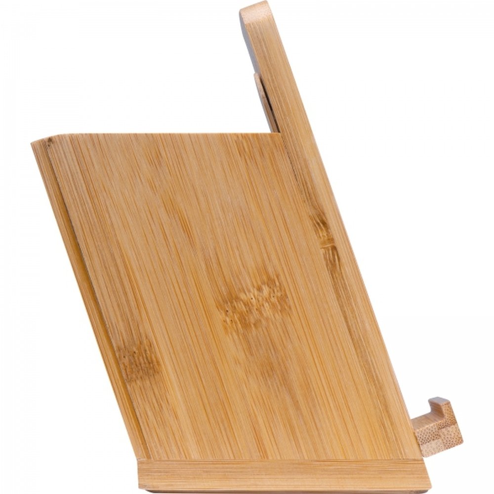 Phone stand with wireless charger JULIUS beige - Image 5