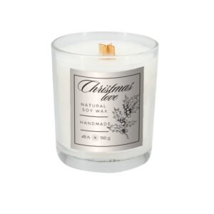 Soy candle 190g Christmas love transparent