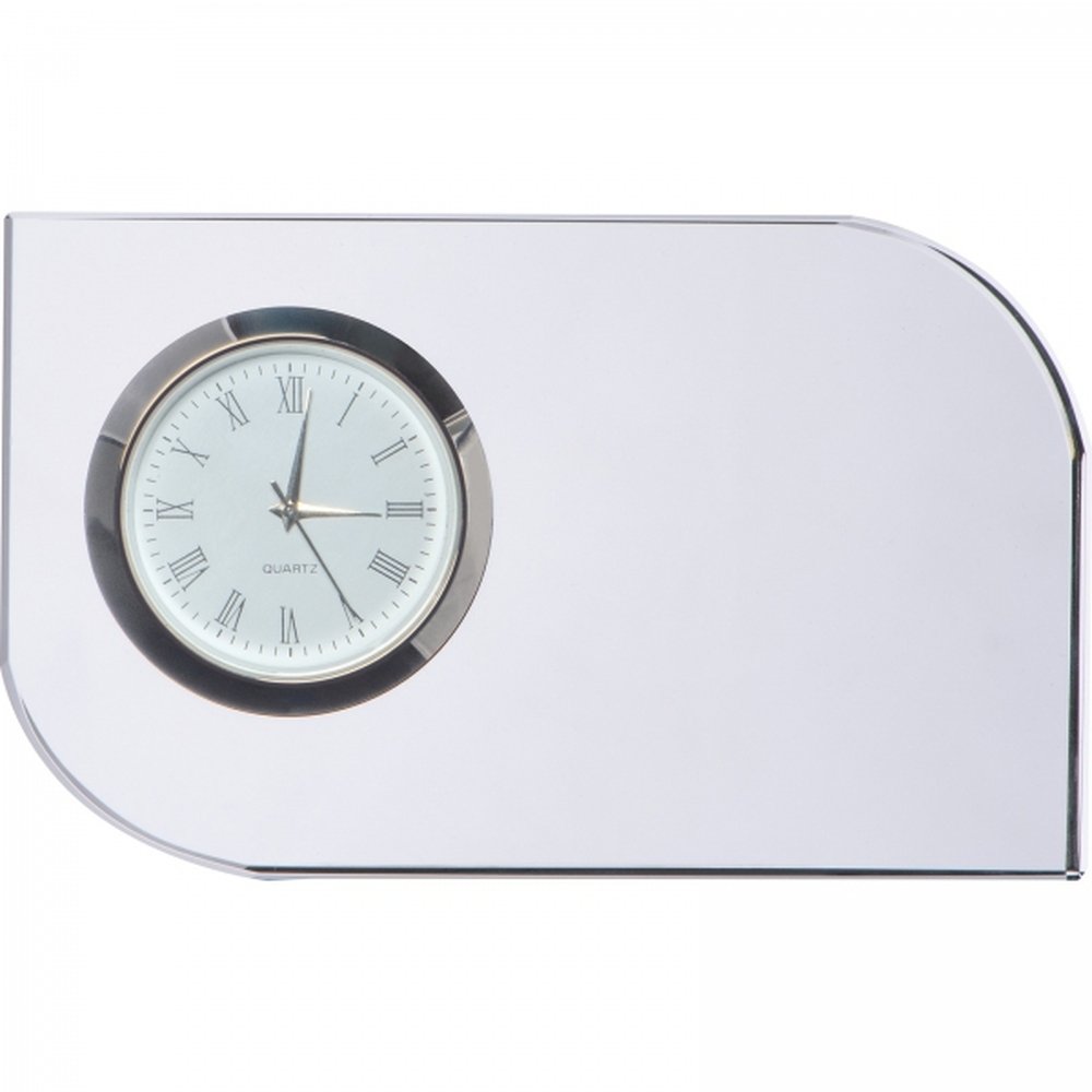 Glass block with clock GERALD transparent - Image 5