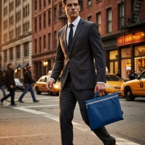 Conference folder, 310-340 g/m² FRANCA navy blue