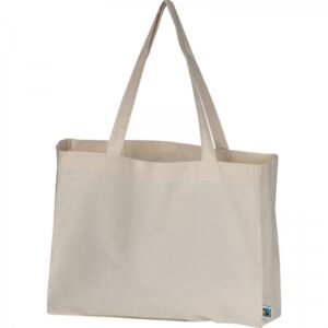 Cotton bag with long handles 180 g/m2 DUSTIN beige