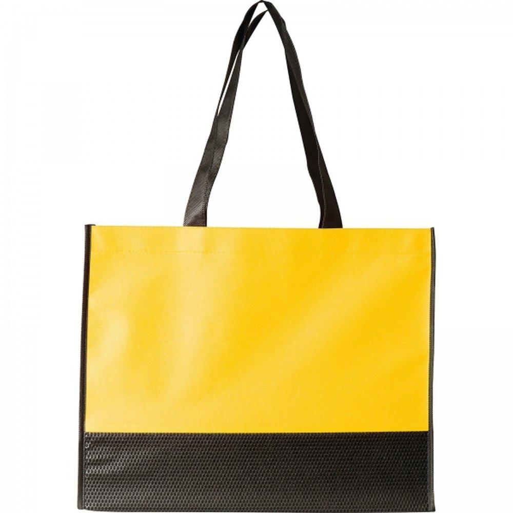 Non woven bag 80 g/m2 COURTNEY yellow - Image 3