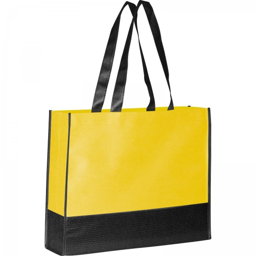 Non woven bag 80 g/m2 COURTNEY yellow - Image 2