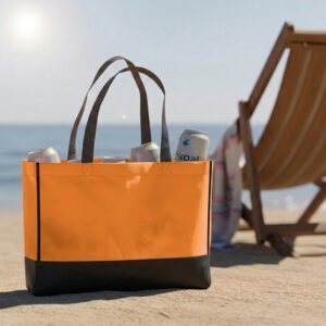 Non woven bag 80 g/m2 COURTNEY orange