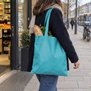 Non woven bag 80 g/m2 LUDWIK turquoise