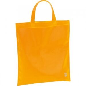 Non woven bag with short handles 80 g/m2 PELAGIA orange