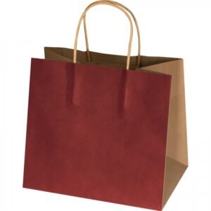 Large paper bag 120 g/m2 HILARY burgundy