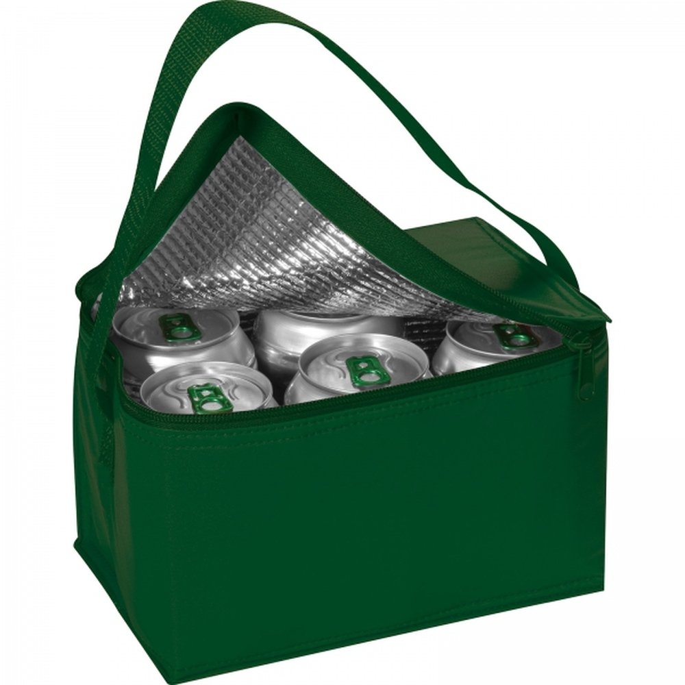 Thermal bag for 6 cans 330 ml ROXANNE dark green - Image 3