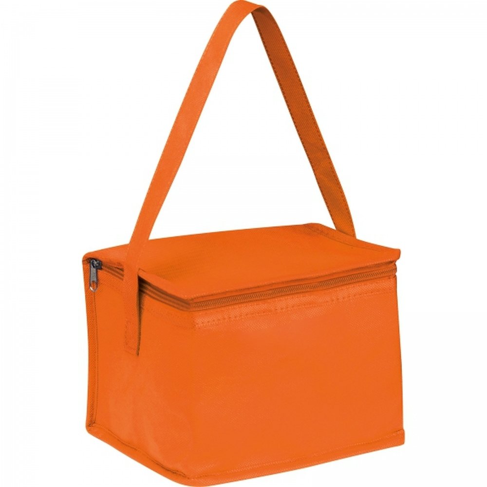 Non-woven thermal bag for 6 cans 330 ml LUDMILA orange - Image 3