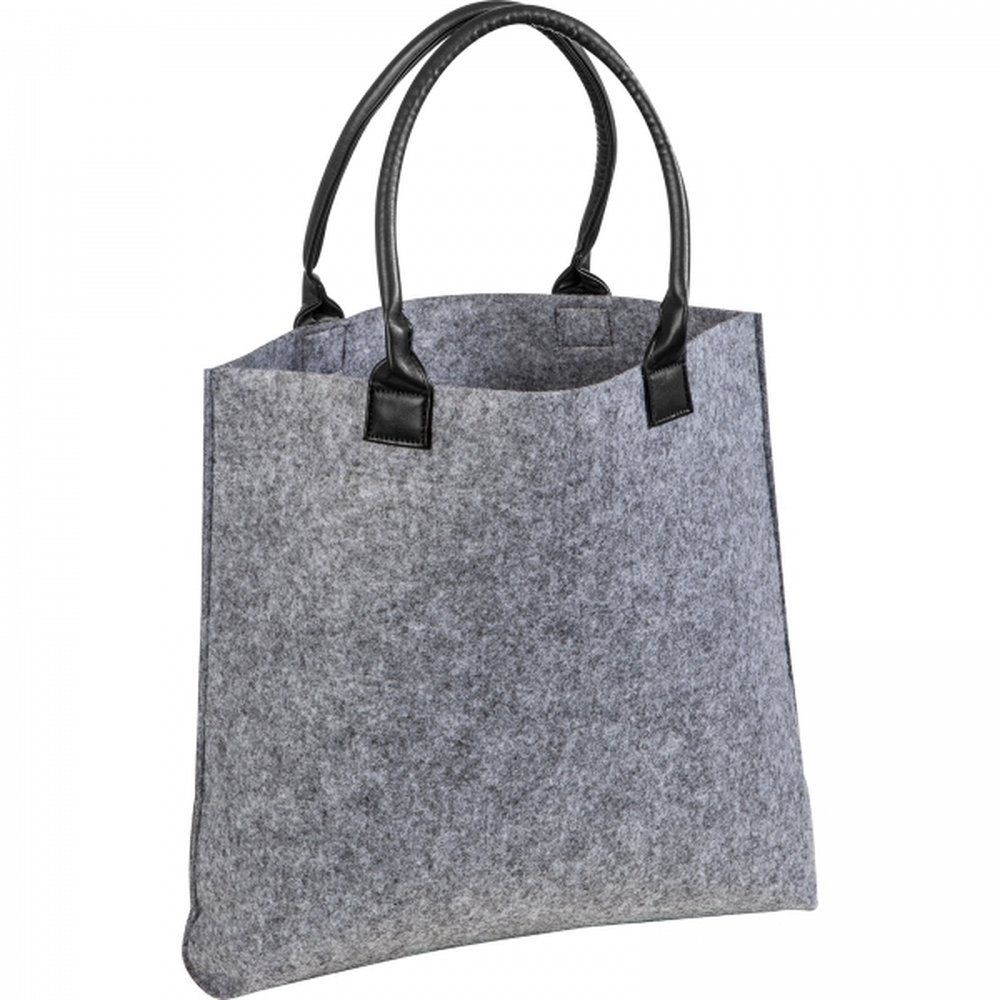 Felt bag CLAUDIO grey - Image 2